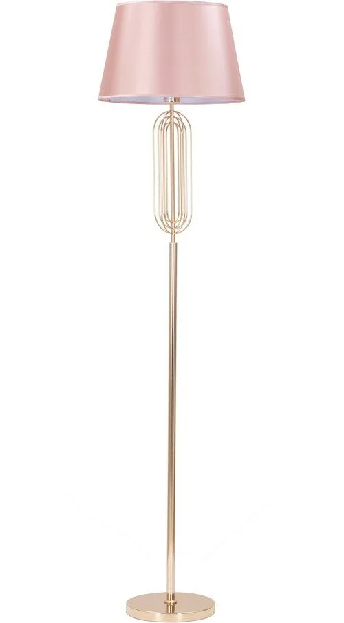 Růžová stojací lampa Mauro Ferretti Krista