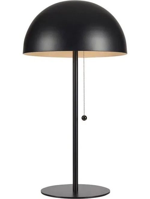 Černá stolní lampa Markslöjd Dome, výška 54,5 cm