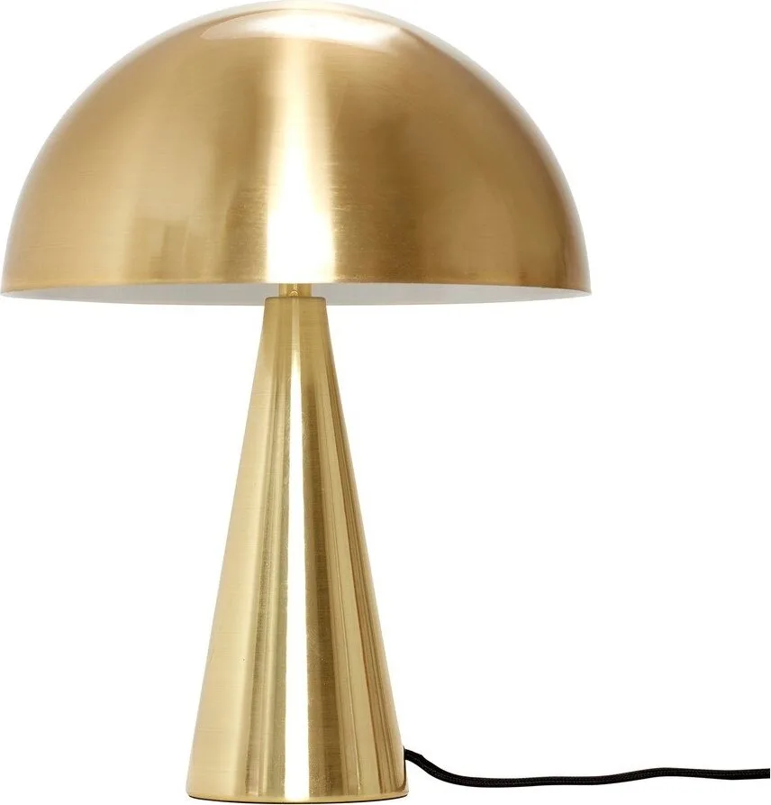 Stolní lampa ve zlaté barvě Hübsch Herho