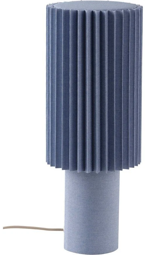 Modrá lněná stolní lampa (výška 45 cm) Harriet – Jotex